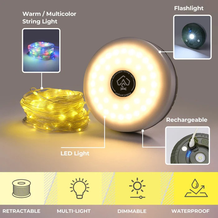 GlowMate™ 4-in-1 Camp Light