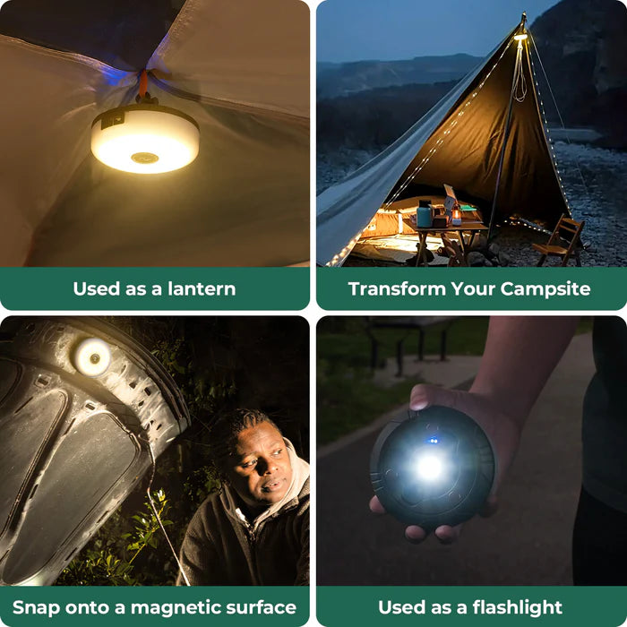 anaconda radio link device tent lamp GlowMate™ 4-in-1 String Lights – AidoCamper