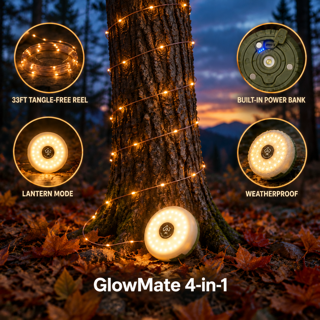 GlowMate™ 4-in-1 String Lights