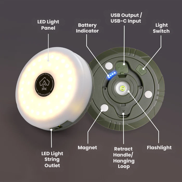 GlowMate™ 4-in-1 Camp Light